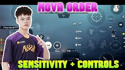 Nova Order Sensitivity And Control | Pubg Mobile | BGMI