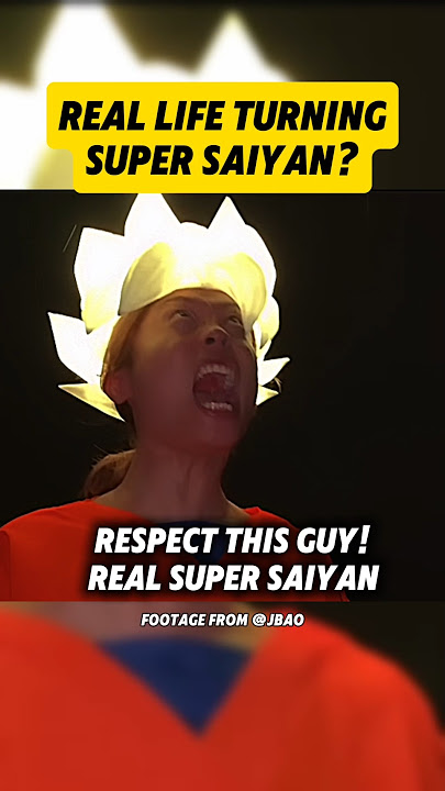 Berubah menjadi Super Saiyan di dunia nyata? #goku #dragonball #dbz