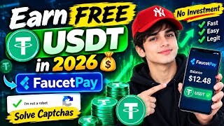 Earn FREE USDT in 2026 | Solve Captchas & Get Paid on FaucetPay | Crypto Earning screenshot 4