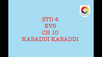 STD 4 EVS CH10 KABADDI