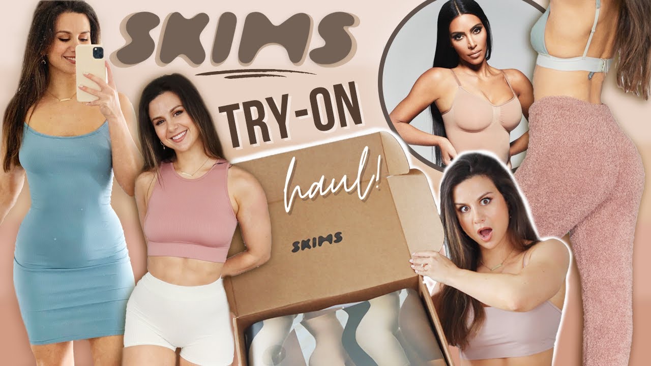 SKIMS TRY-ON HAUL  is it worth the hype? 🤔 