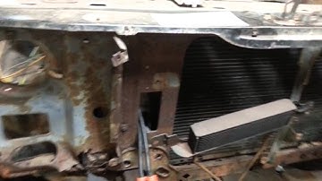 Radiator Core Support - Ready to be removed