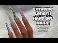 Hard Gel Nails | Swirls and Bling! | Nail Sugar