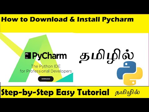 How to Install Pycharm on windows 10 in Tamil | Pycharm IDE installation in Tamil | Pycharm 2021