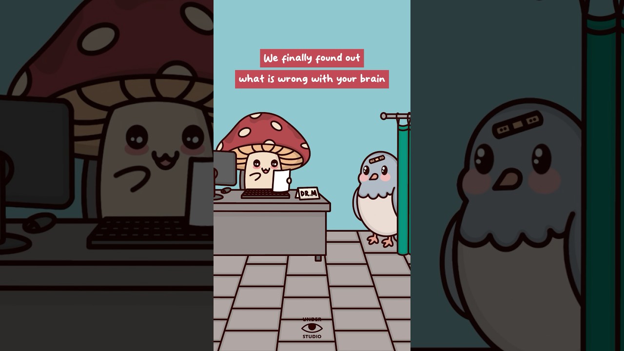 This Explains Everything 🐦 Dr Mushie & Birdie | Comedy Animation Meme | Brain Not Braining