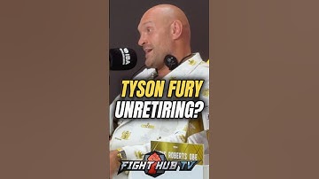 Tyson Fury wil zijn pensioen hervatten en als volgende tegen Anthony Joshua vechten!