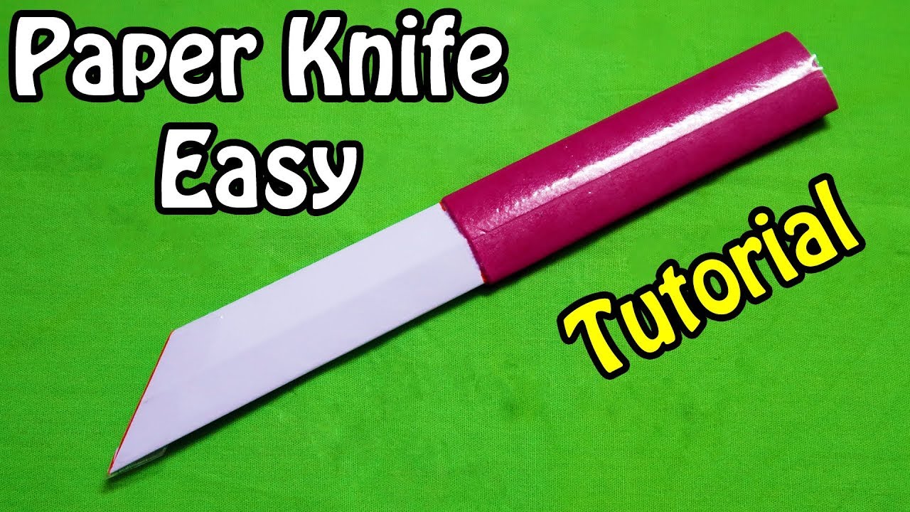 DIY Crafts, Easy Paper Knife Tutorials