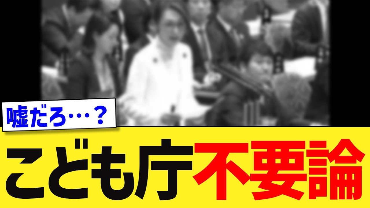 本当に必要か子ども家庭庁7.5兆円の正体
