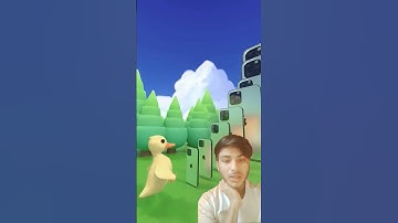 Duckling Vs Domino Effect 😮#dominoeffect #duck #funny