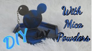 DIY Resin PHONE STAND with Mica Powders |  Disney Phone Holder | Watch Me Resin