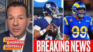 GMFB Ian Rapoport Updates Jaxson Dart s Concussion Status Aaron Donald Is Back at Rams Practice