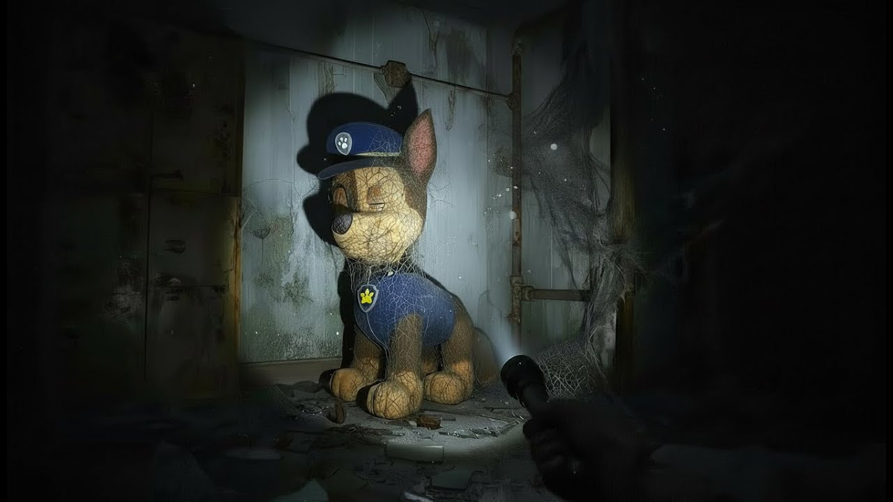 They FOUND the PAW PATROL Characters at an ABANDONED Police Station!!