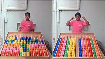 Full colour ball sorting game is very smart and smooth || LKR Food Challenge