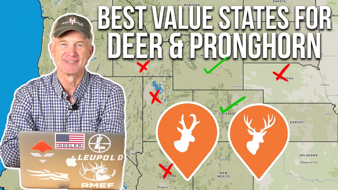 The BEST States to Hunt DEER & PRONGHORN! YouTube