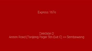 Defunct - SMRT Buses Express 167e (Direction 2) Hyperlapse