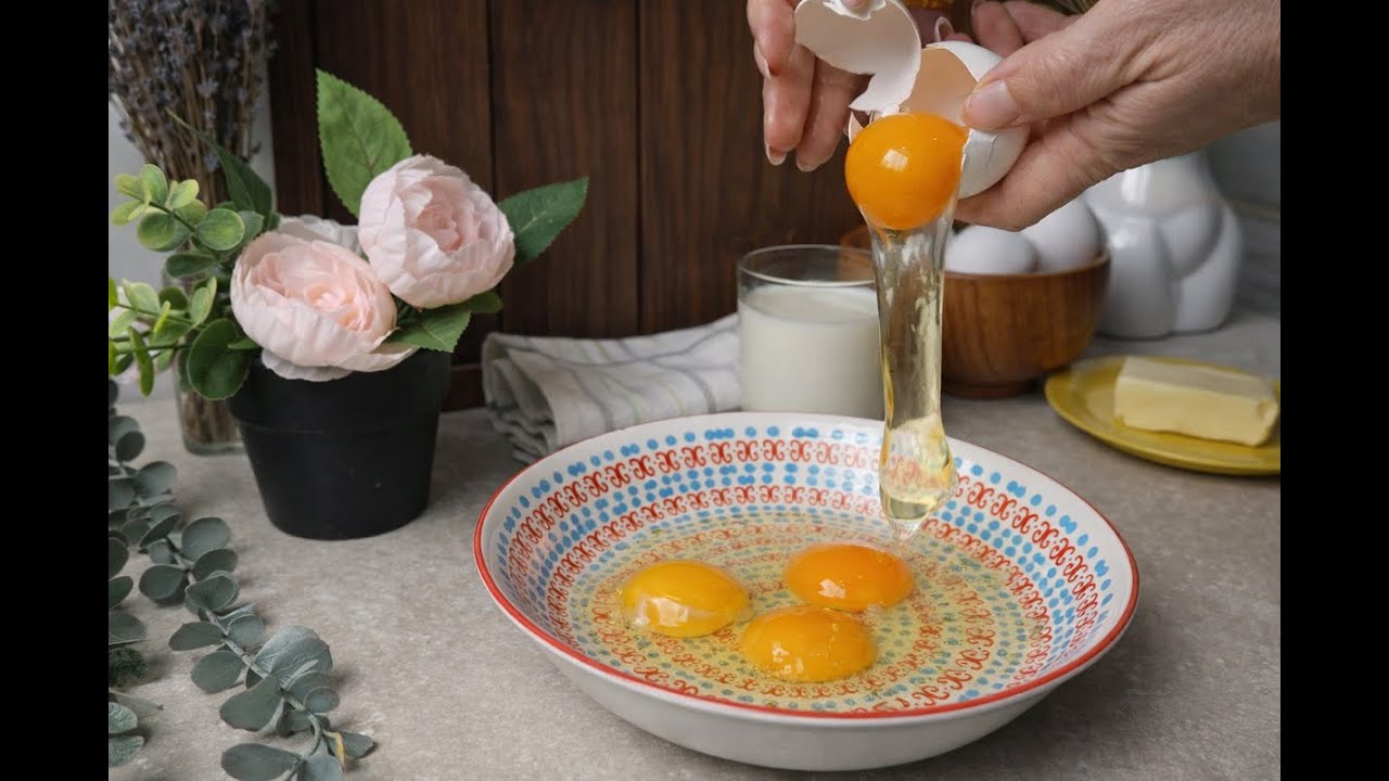 Omelette. Just 2 Ingredients — Oven Omelette That Always Works