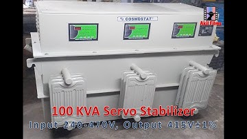 100 KVA Servo Stabilizer - Servo Voltage Stabilizer - Power Controller - Heavy Duty Stabilizer