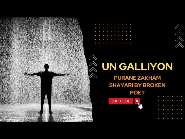 Find Peace Through Emotional Poetry: Un Galliyon #shayari #loveshayari #bewafa shayari