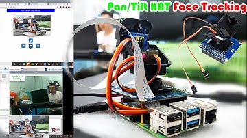 Pan-Tilt HAT Web Control and Face Tracking with a Raspberry Pi and OpenCV