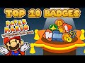 TOP 10 BADGES - Paper Mario: The Thousand-Year Door [April Fools]