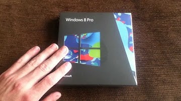 Unboxing Windows 8 Pro (UK) With First Boot Install And App Footage