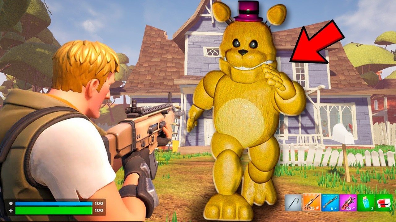 ESCAPA de FREDBEAR en FORTNITE | Fnaf