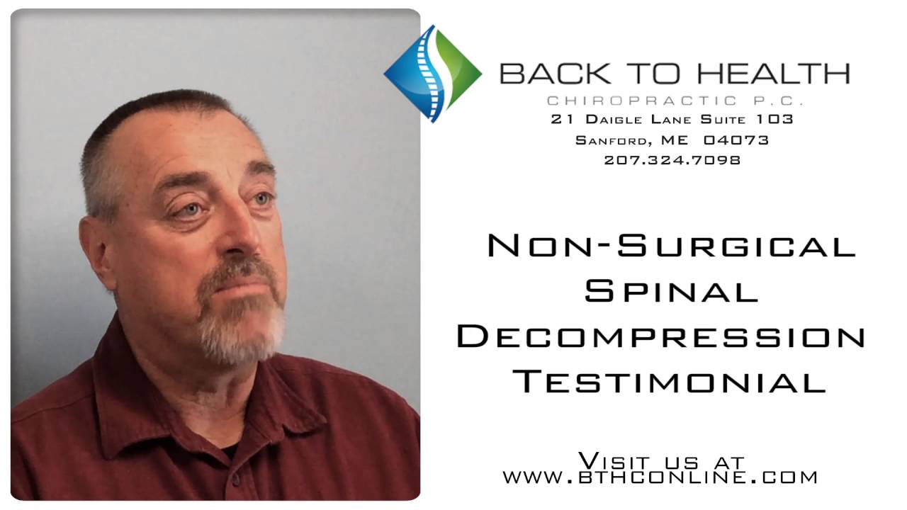 Non surgical spinal decompression testimonial - YouTube
