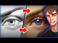 Painting realistic eye - Digital painting