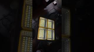 Portable solar floodlight