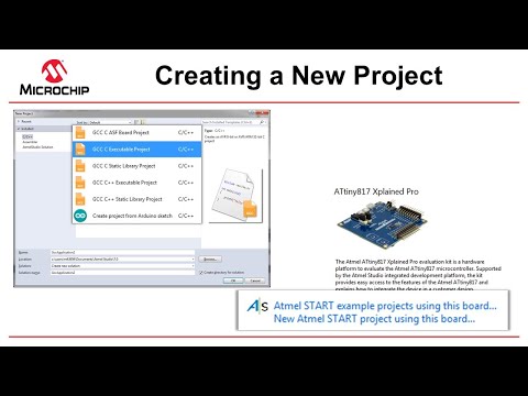 Getting Started with Microchip Studio | Ep. 7 - Creating a New Project