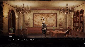 NieR Replicant Flirting With Popola Brother Nier Vs Father Nier