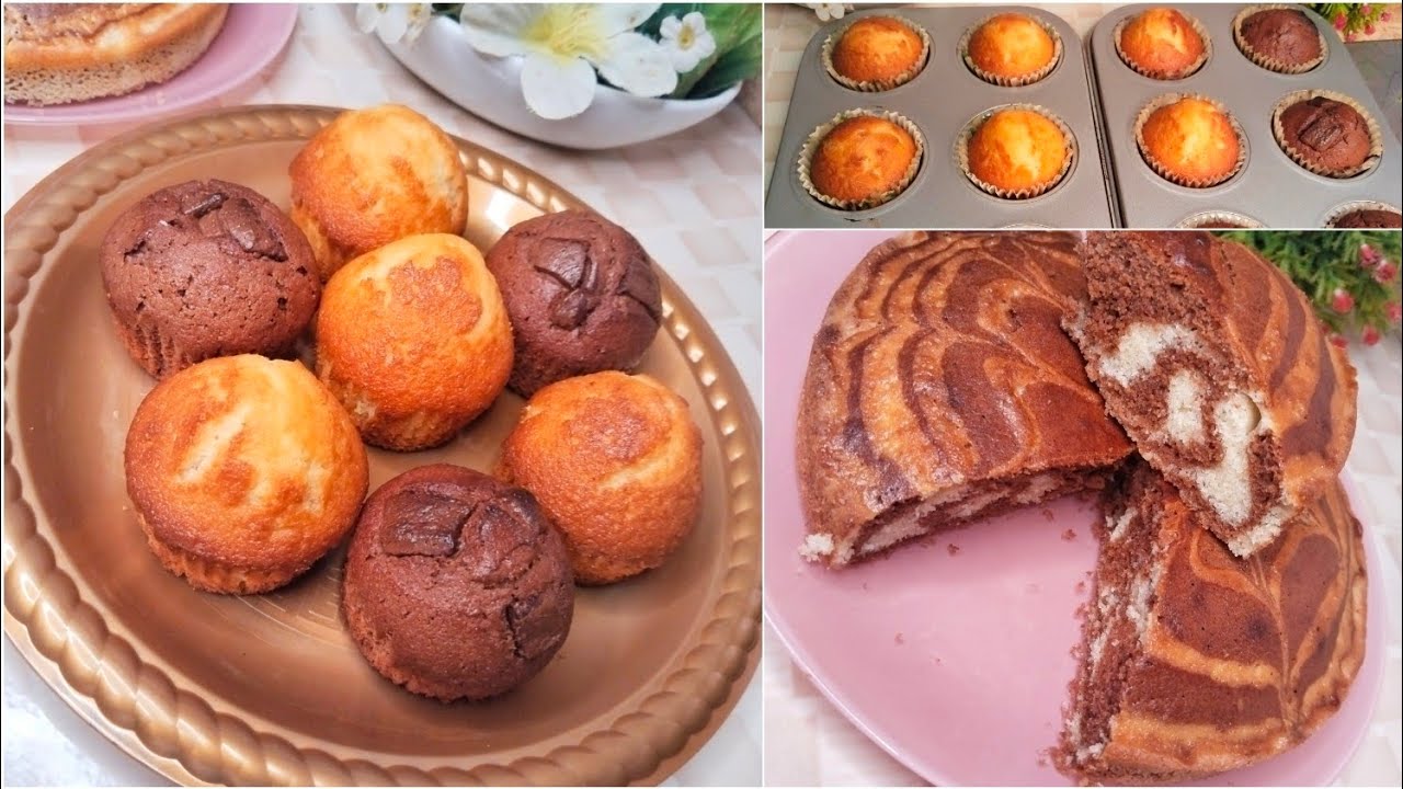 أبسط كب كيك بأقل إمكانيات | من غير خلاط ولا مضرب