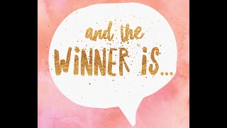 Giveaway WINNERS