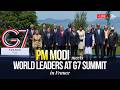 PM Modi with fellow G7 Outreach Leaders in Evian, France