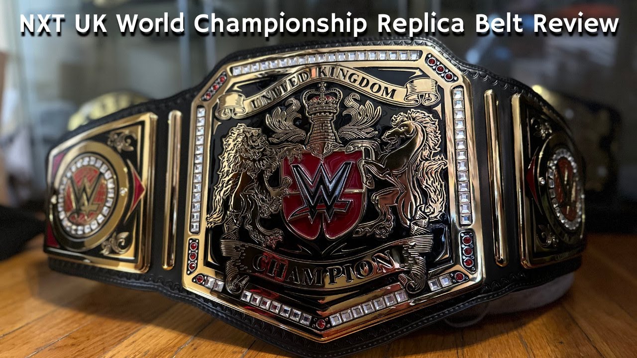 NXT UK World Championship Replica Belt Review - YouTube
