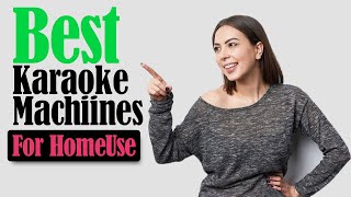 ✅Best Karaoke Machines for Home Use Review - TOP 6 RECOMMENDATIONS !