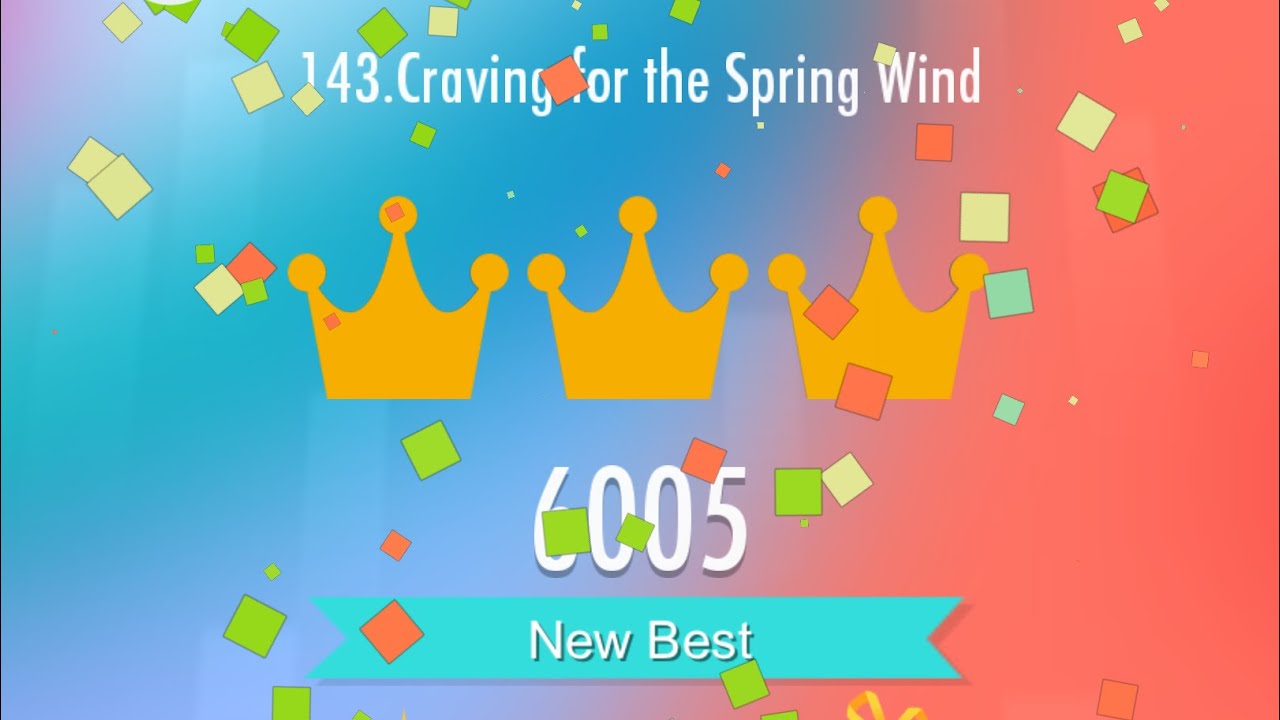 Piano Tiles 2 - Craving for the Spring Wind - 6005