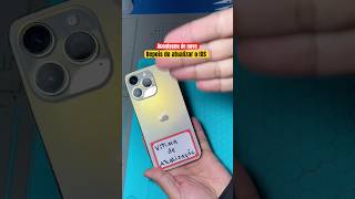 Atualização do IOS causou um defeito? #iphone #ios #apple #tecnologia #assistenciatecnica #repair