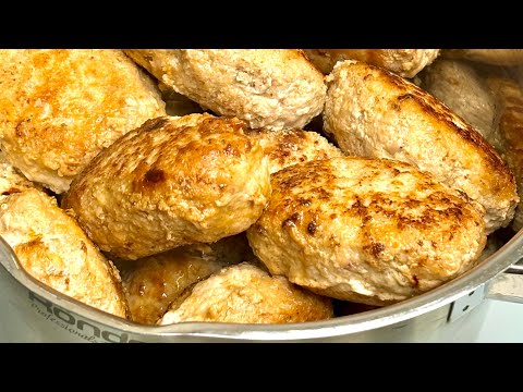 СОЧНЫЕ И НЕЖНЫЕ КОТЛЕТЫ БЕЗ ХЛЕБА И МАНКИ! Простой рецепт куриных котлет