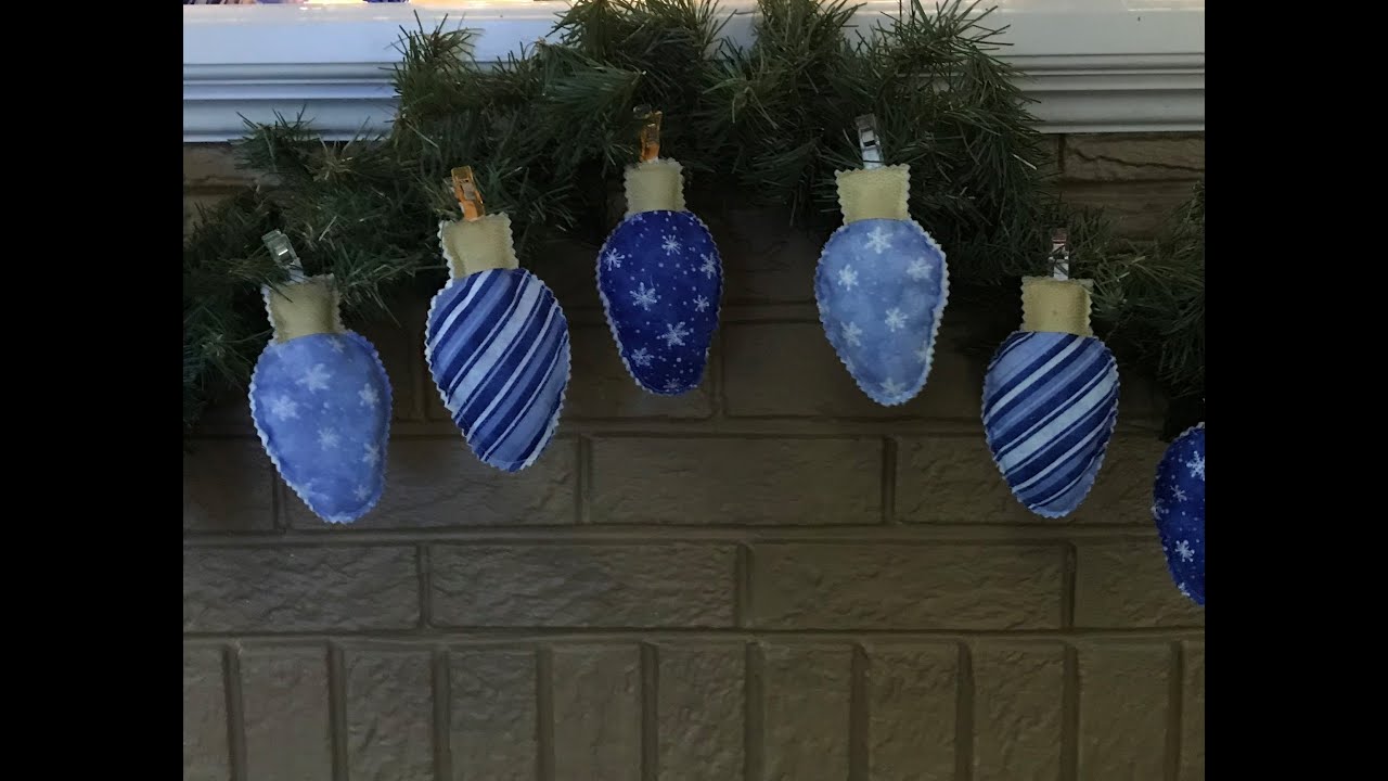 Day 2 Bulbs 12 Days of Christmas Garland YouTube