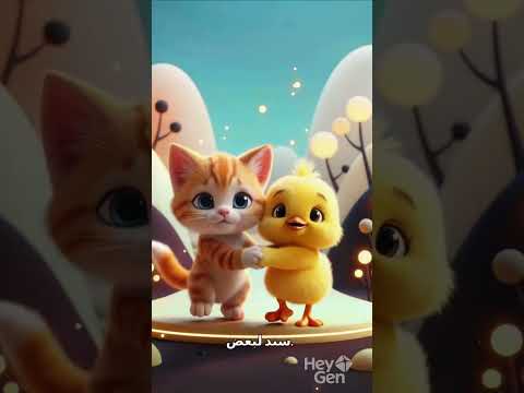 أم مياو تعلم ابنها والكتكوت معنى الحب الحقيقي قصة مؤثرة ومليانة حنية 