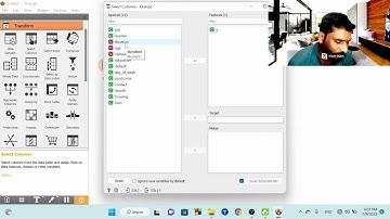Data Split and Transformation with Orange Data Mining