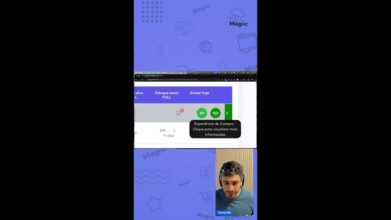 Reposição do estoque Mercado Livre Full com novidades na Magiic