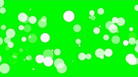 white Bokeh Green Screen animation video , No Copyright || chroma background