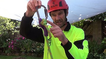 Basic Tree Climbing 04 - Climbing Equipment & Harness Setup
