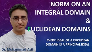 Norm on an Integral Domain | Euclidean Domains | Urdu | Hindi