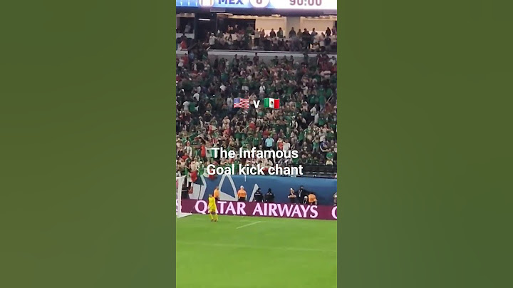 WARNING - the chant CONCACAF wants banned from matches !  #concacafnationsleague