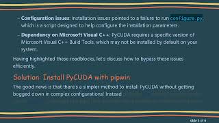 Troubleshooting PyCUDA Installation: Can't Install PyCUDA with pip Here’s the Solution!