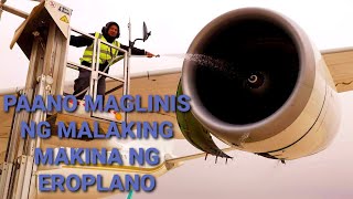 PAANO MAGLINIS NG MALAKING MAKINA NG EROPLANO