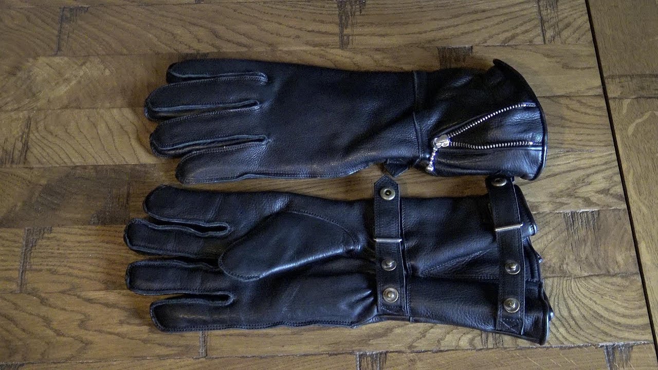 Triumph T100/T120,classic winter motorcycle gloves by GOLDTOP